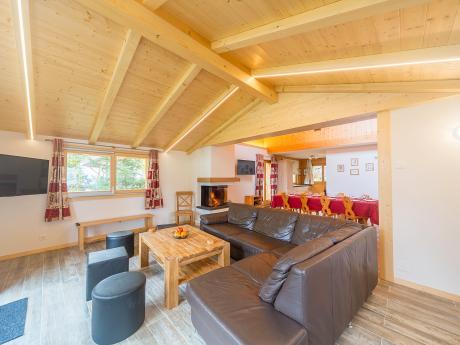 Chalet Pierina - Wohnraum