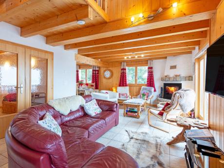 Chalet Charmille - Wohnraum