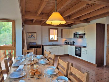 Chalet de Bellecôte Belle Maison - Essbereich
