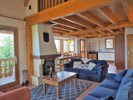 Chalet de Bellecôte Belle Maison - Wohnraum
