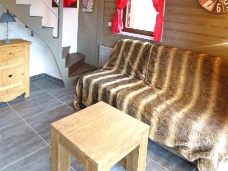 Chalet Tavel - Wohnraum