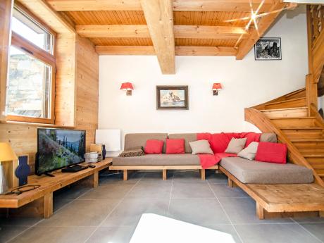 Chalet Chamonix Panorama - Wohnraum
