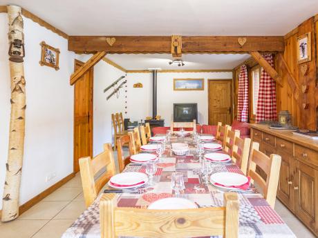 Chalet Violettes - Essbereich