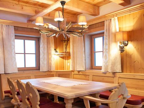 Panorama Hütte Saalbach - Essbereich