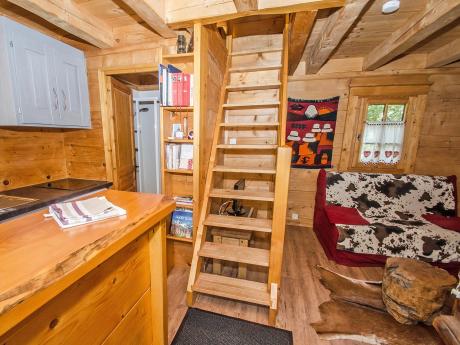 Chalet Sepia - Wohnraum