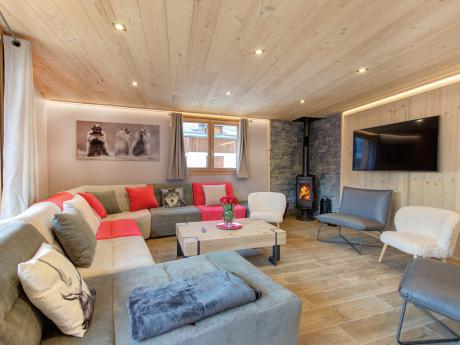 Chalet White Pearl - Wohnraum