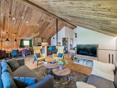 Mountain Chalet Vinschgau  - Wohnraum