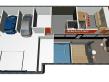 Ski Chalet Les Gets - floor plan - level 0