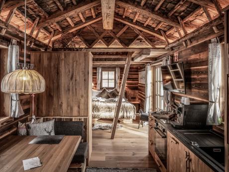 Lech-Chalet Liebe - Wohnraum