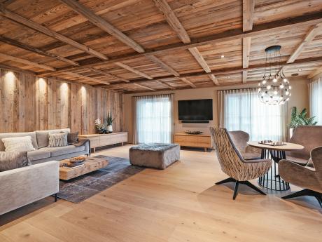 Pescosta Chalet Luxury Living - Wohnraum