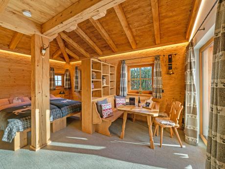 Cosy Lodge Engadin - Wohnraum