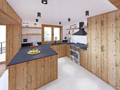 Chalet les Coches - Küche (Beispiel)