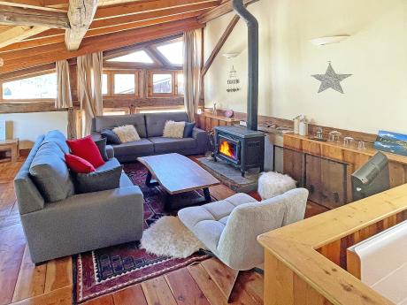 Chalet Myrtille - Wohnraum