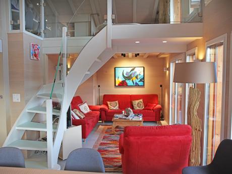 Chalet Belle Vue - Wohnraum