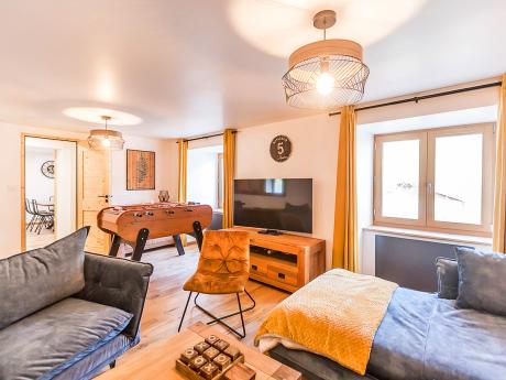 Chalet Les Marcassins - Wohnraum