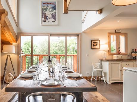 Chalet Hideaway Meribel - Essbereich