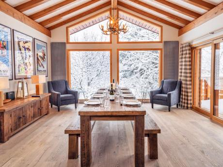 Chalet Elegance Meribel - Essbereich