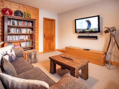 Chalet Elegance Meribel - Wohnraum