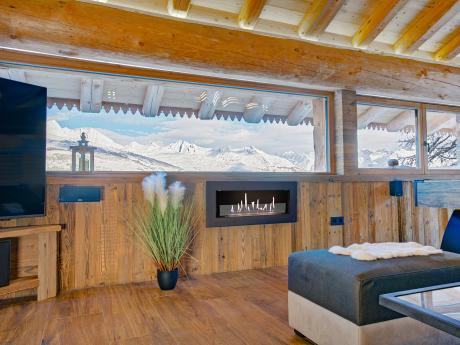 Chalet Cristal du Paradis - Kamin