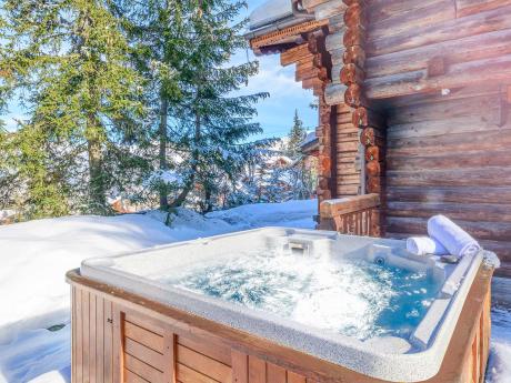 Chalet Elliot 2 - Außen-Whirlpool