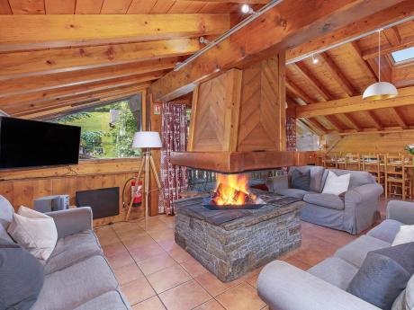 Chalet Bettaix Eden - Wohnraum