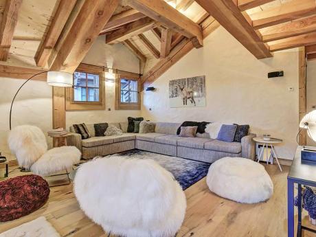 Chalet Nant Giraud - Wohnraum