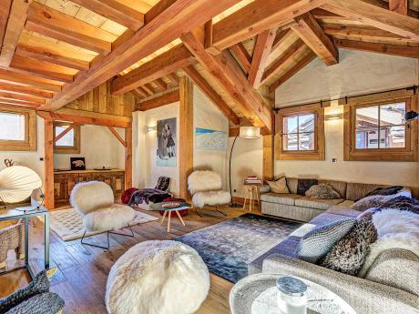 Chalet Nant Giraud - Wohnraum