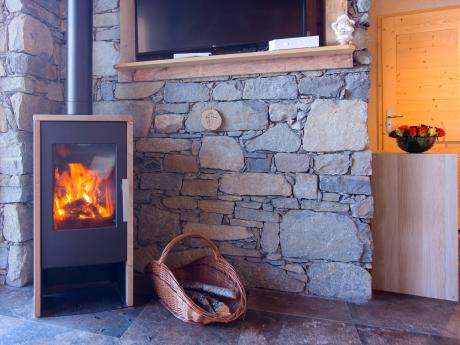 Chalet Perle des Alpes - Kamin (Beispiel)