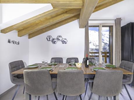 Panorama des 3 Vallées - Essbereich