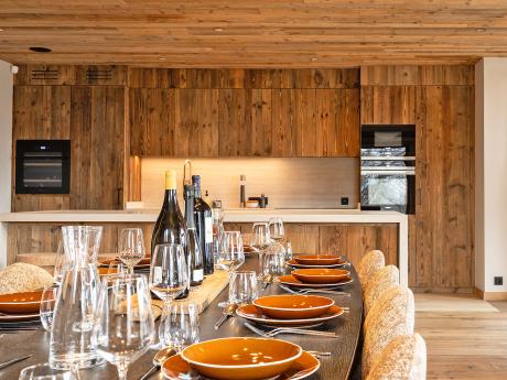 Chalet Lenafaju  - Essbereich