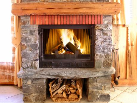 Chalet de la Côte - Kamin