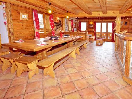 Chalet le Haut - Essbereich
