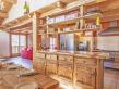 Chalet Gran Koute - dining area   kitchen