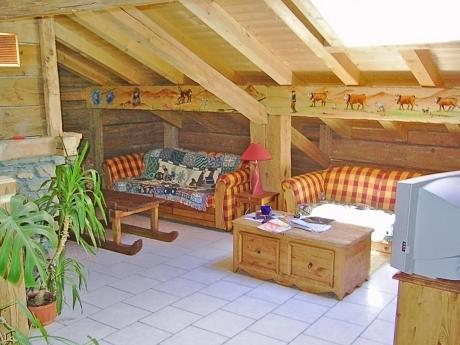 Chalet Châtel CCS01 - Wohnraum