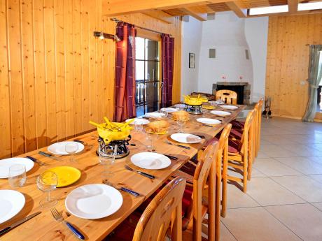 Chalet Les Etoiles - Essbereich